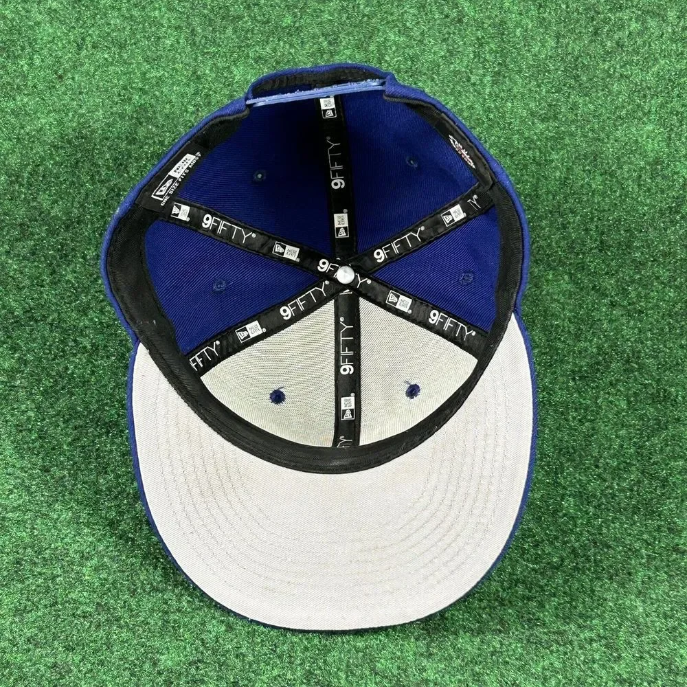 Los Angeles Dodgers Hat Cap New Era Fitted Blue 59Fifty‎ On Field OSFM One Size